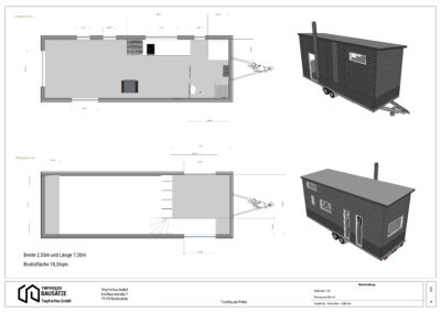 Tiny House Peter Grundrisse